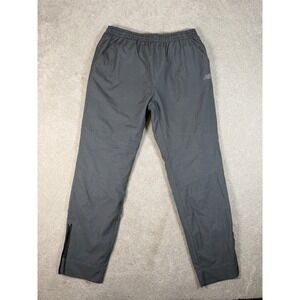 New Balance Fleece Lined Motion Track Pants Mens XL Gray Running Ankle Zip